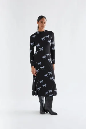 Vestido midi Horse