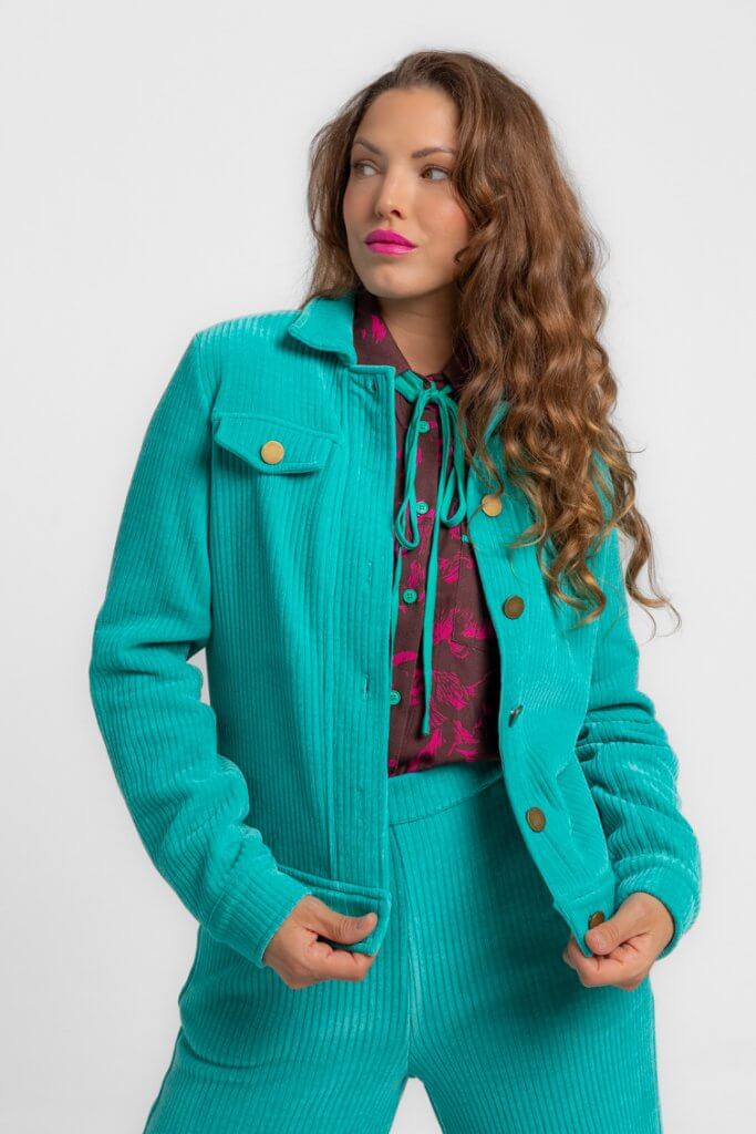 Chaqueta pana finita
