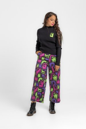 Pantalón culotte La loca de los gatos Pantalón culotte La loca de los gatos