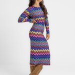 Vestido zigzag colores