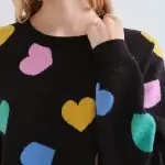 Jersey corazones de colores