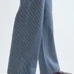 Pantalón vaquero rayas azul y blanco