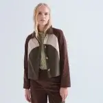 Chaqueta de pana multicolor