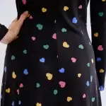 Vestido corazones de colores