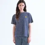 Camiseta rayas azul marino