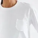 Camiseta blanca bolsillo