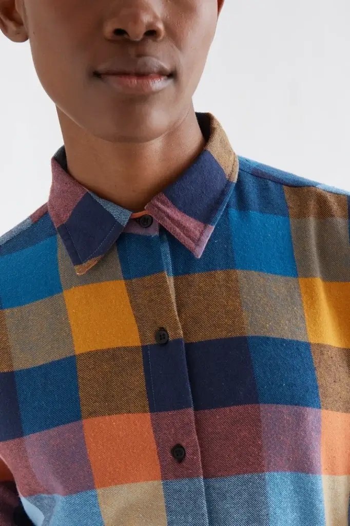 Camisa cuadros multicolor