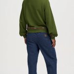 Sudadera verde oliva