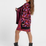 Rebeca larga animal print