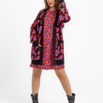 Rebeca larga animal print