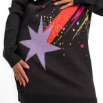 Vestido punto estrella